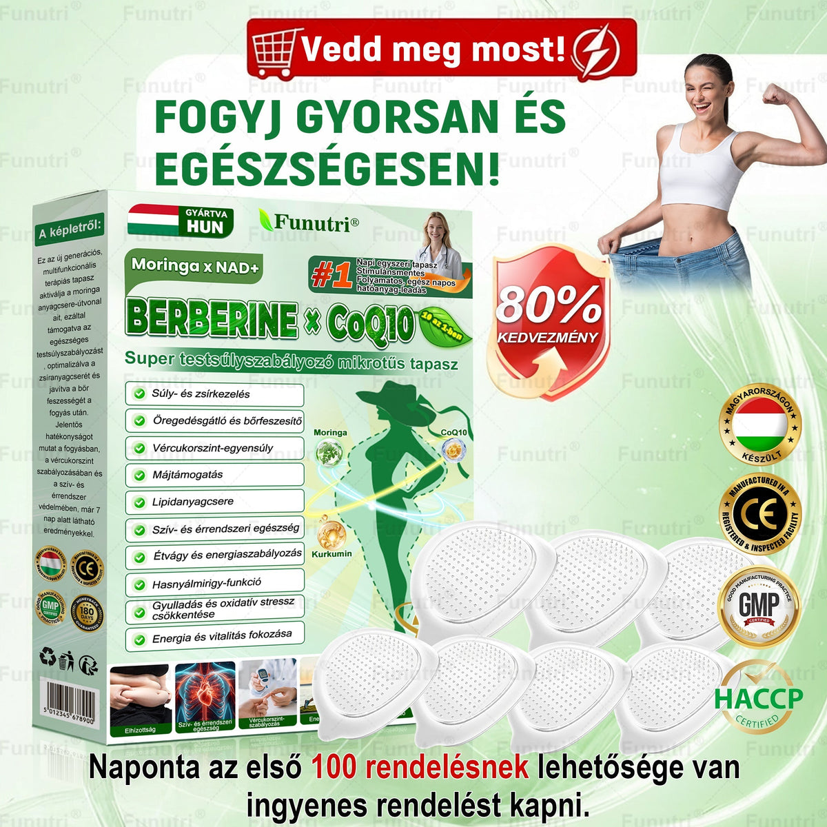 🎁 Már csak 5 doboz maradt! Most további 30% kedvezményt adunk! Legyél fitt és egészséges. Ha most nem élsz a lehetőséggel, legközelebb csak jövőre lesz rá esélyed!