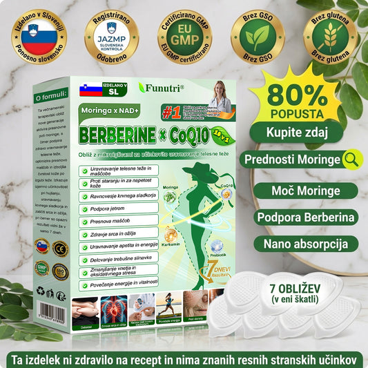 Priporočajo slovenski strokovnjaki 💖 Funutri® 10-v-1 nano-mikroiglični obliž za podporo presnovi in uravnavanje telesne teže