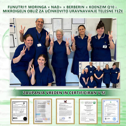 Priporočajo slovenski strokovnjaki 💖 Funutri® 10-v-1 nano-mikroiglični obliž za podporo presnovi in uravnavanje telesne teže