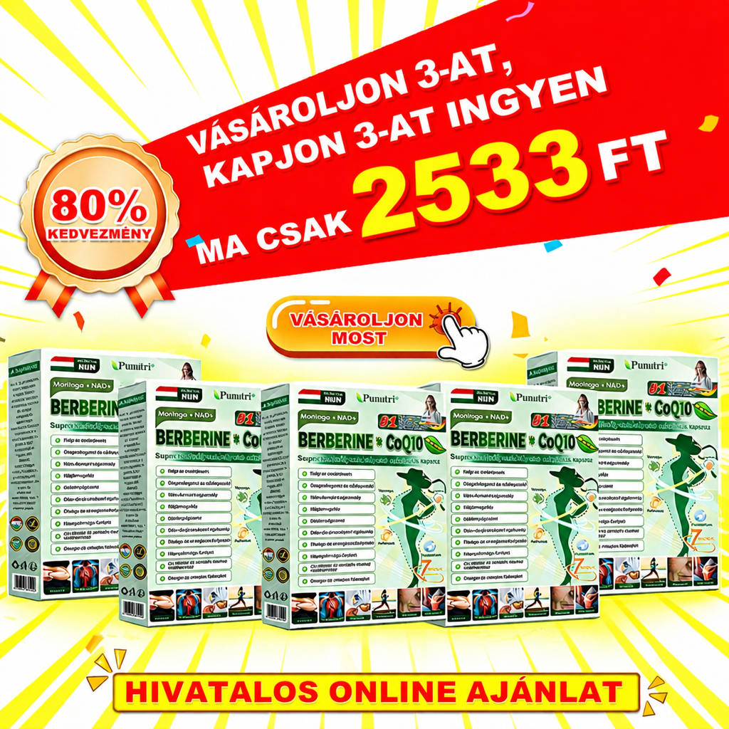 🎁 Már csak 5 doboz maradt! Most további 30% kedvezményt adunk! Legyél fitt és egészséges. Ha most nem élsz a lehetőséggel, legközelebb csak jövőre lesz rá esélyed!